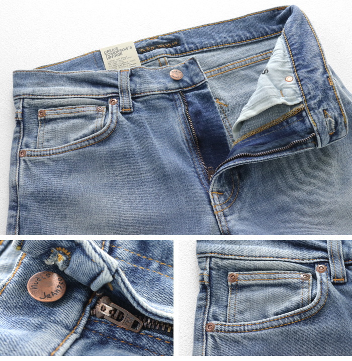 Nudie Jeans（ヌーディージーンズ） タイトフィット LEAN DEAN リーン