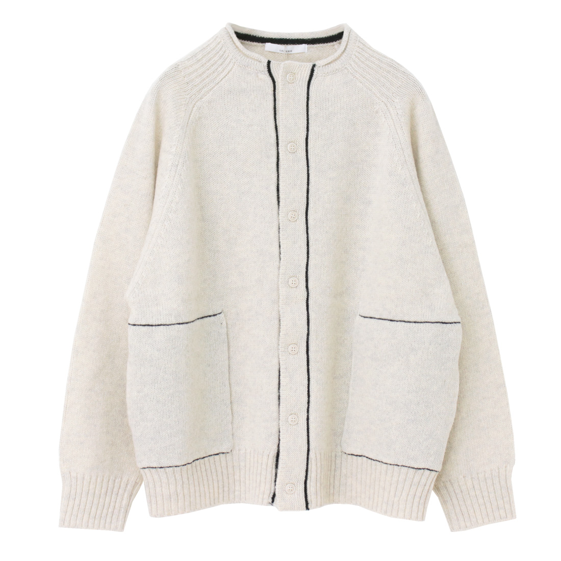 レイトリー LAITERIE ヘリテッジニットカーディガン LK24404 トップス 無地 配色 バイカラー 羽織 レディース /返品・交換不可/SALE セール | LAITERIE | 01