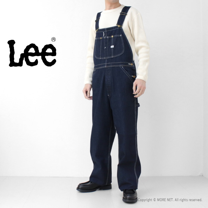 リー Lee インディゴブルーデニム オーバーオールパンツ LM7254-2100 メンズ DUNGAREES 2025春夏 | Lee