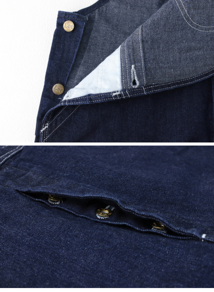 リー Lee インディゴブルーデニム オーバーオールパンツ LM7254-2100 メンズ DUNGAREES 2025春夏 | Lee | 05