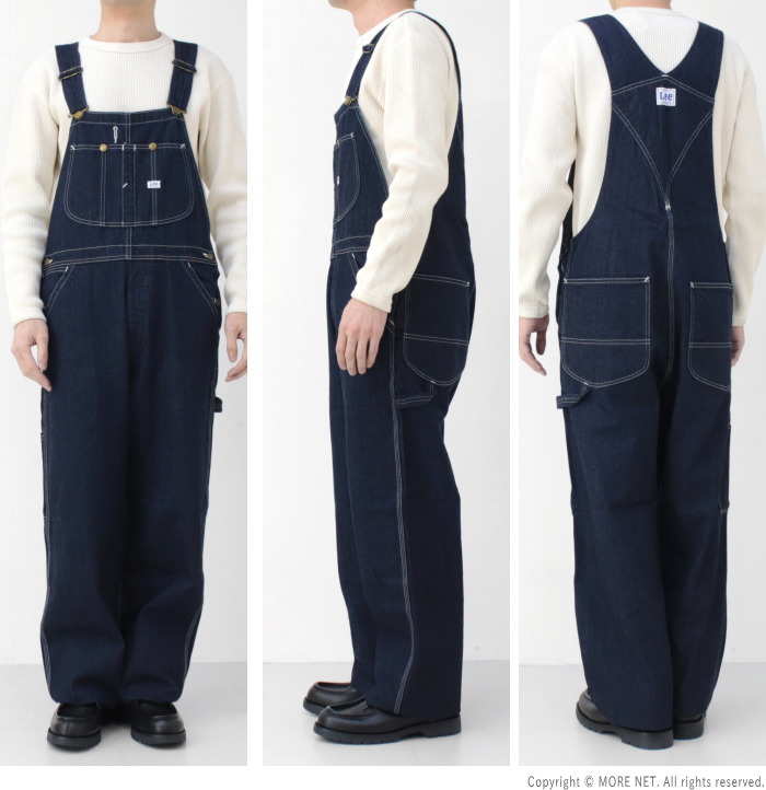 リー Lee インディゴブルーデニム オーバーオールパンツ LM7254-2100 メンズ DUNGAREES 2025春夏 | Lee | 09