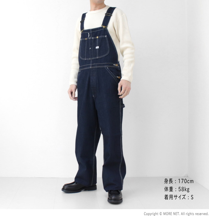 リー Lee インディゴブルーデニム オーバーオールパンツ LM7254-2100 メンズ DUNGAREES 2025春夏 | Lee | 10
