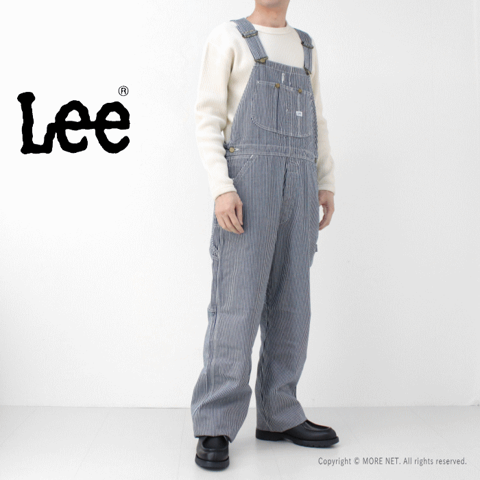 リー Lee ヒッコリーストライプ オーバーオールパンツ LM7254-2104 メンズ DUNGAREES 2025春夏 | Lee