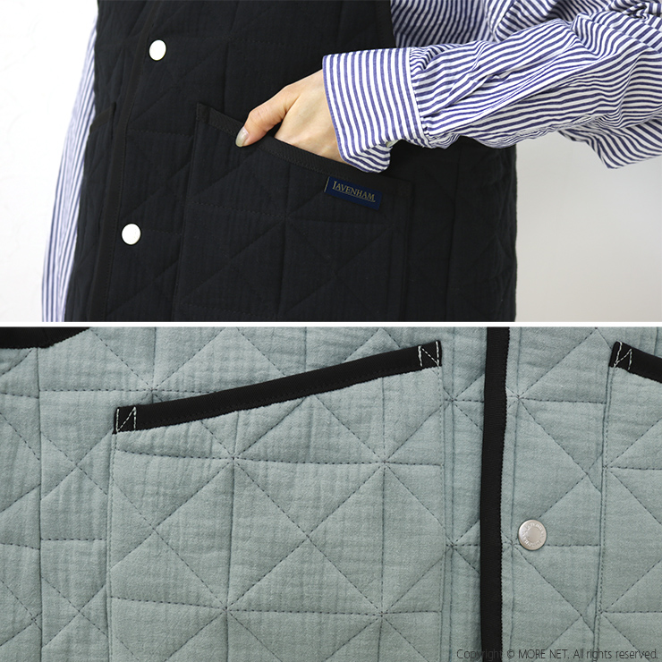 SALE セール/ラベンハム LAVENHAM クロスダイアモンドクロップドソーンハム LV5131 正規代理店商品 ベスト キルティング レディース /返品・交換不可 LAVENHAM SALE セール/ラベンハム クロスダイアモンドクロップド