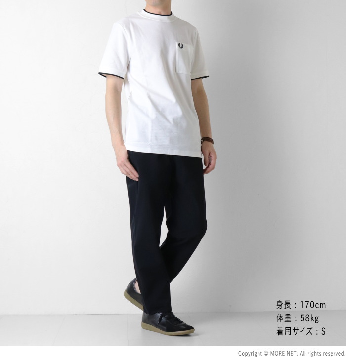 FRED PERRY（フレッドペリー） ポケットディテールピケTシャツ M2395