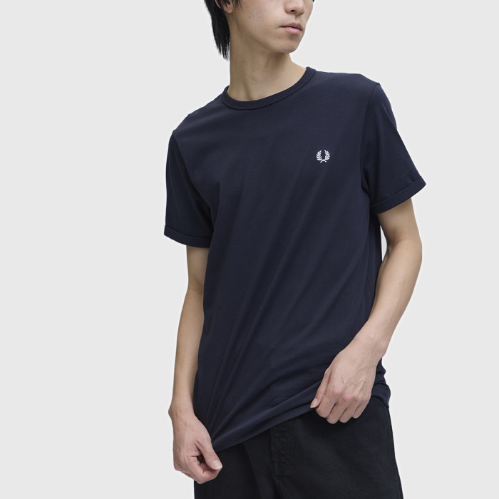 FRED PERRY（フレッドペリー） ワンポイントロゴ刺繍Tシャツ M3519