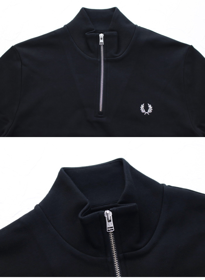 フレッドペリー FRED PERRY ハーフジップスウェットシャツ M3574