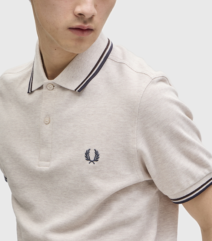 フレッドペリー FRED PERRY ツインティップラインポロシャツ M3600 メンズ ワンポイント ピケ 2025春夏 | FRED PERRY | 08