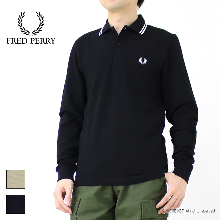 FRED PERRY メンズポロシャツ（袖タイプ：長袖）の商品一覧｜トップス