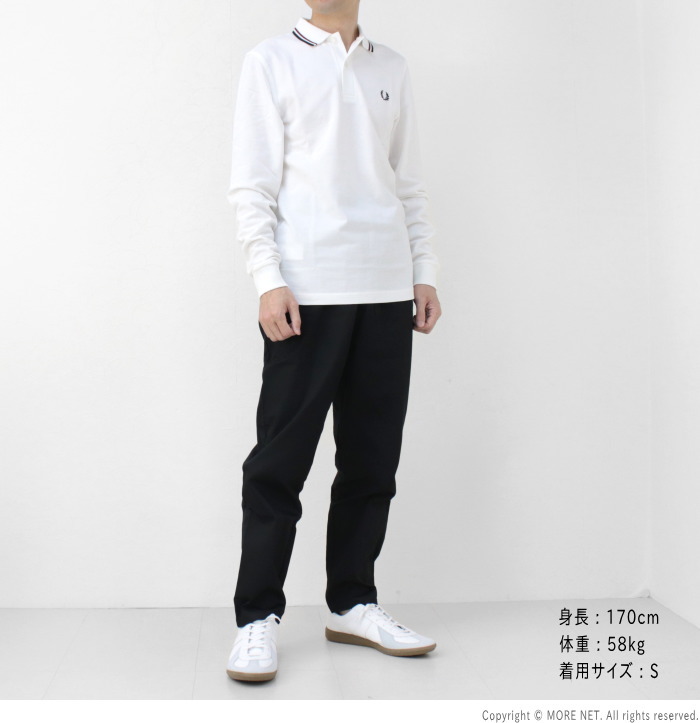 フレッドペリー FRED PERRY ツインティップライン ロングスリーブ