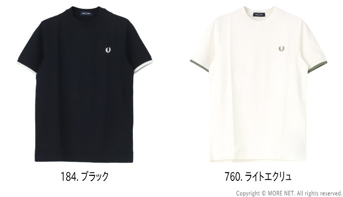 フレッドペリー FRED PERRY ティップライン ピケTシャツ M4654 メンズ 鹿の子 半袖 ワンポイント刺繍 2025春夏 爆買 | FRED PERRY | 03