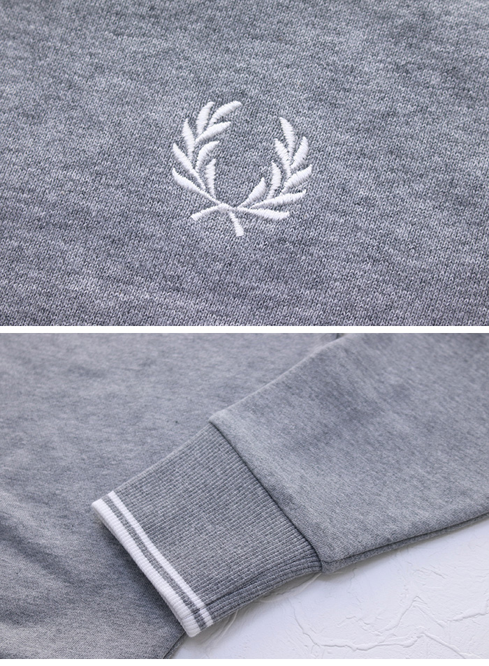 フレッドペリー FRED PERRY クルーネックスウェット M7535 メンズ ワンポイント刺繍 トレーナー | FRED PERRY | 09