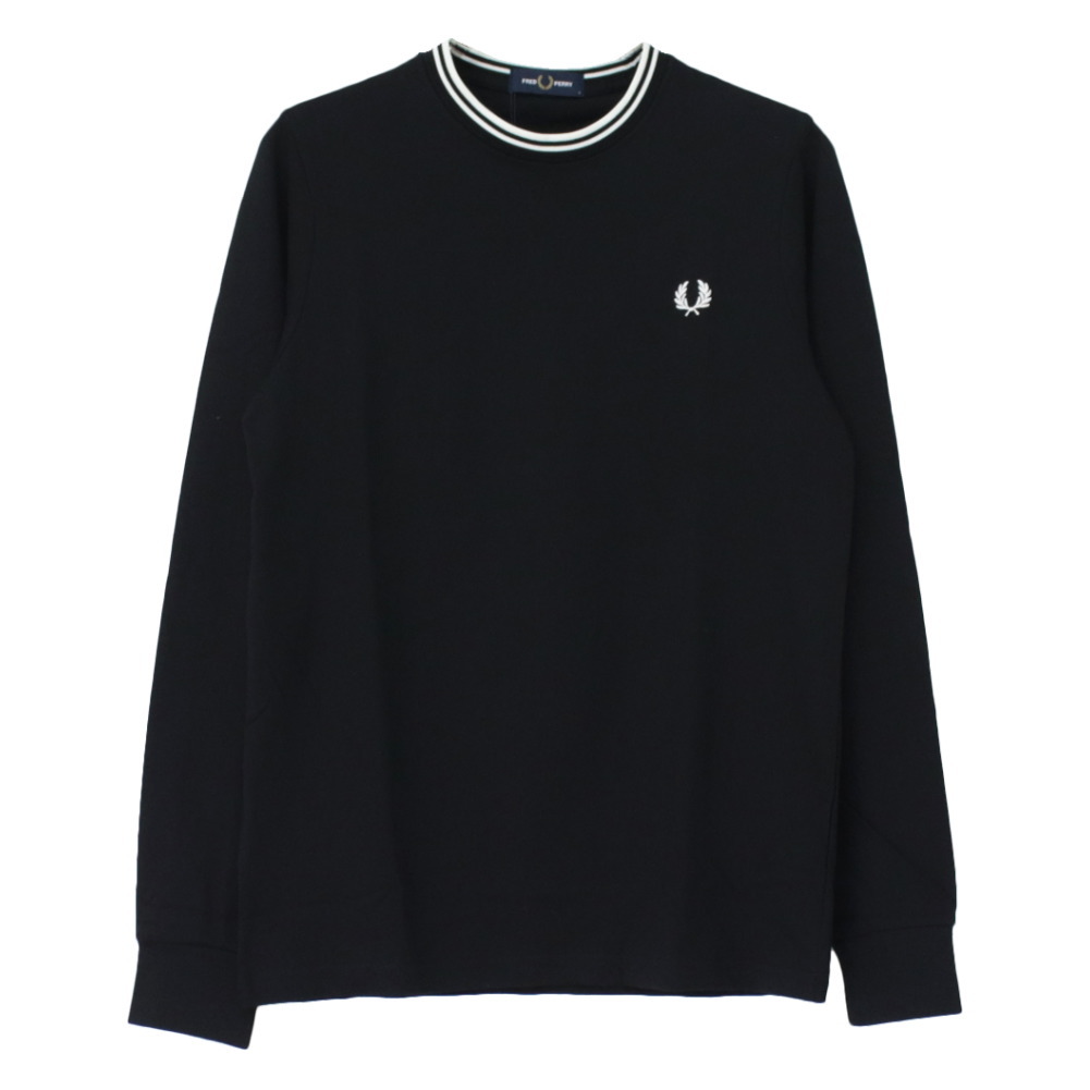 フレッドペリー FRED PERRY ツインティップTシャツ M9602 メンズ 長袖 ローレル刺繍 ワンポイント 2023秋冬