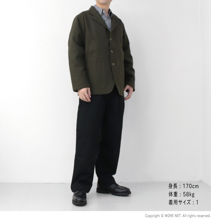 マニュアルアルファベット Manual Alphabet コットンウール 3Bジャケット MA-J-380 メンズ 日本製 ミリタリー /返品・交換不可/SALE セール | MANUAL ALPHABET | 10