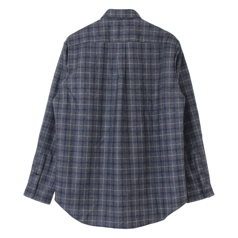 マニュアルアルファベット Manual Alphabet ルーズフィットウールチェックシャツ MA-S-804 メンズ 日本製 長袖 2025秋冬 | MANUAL ALPHABET | 08