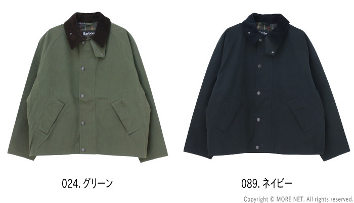 バブアー BARBOUR ピーチスキン TRANSPORT ショートレングスブルゾン MCA0931 メンズ レディース トランスポート 2025春夏 | Barbour | 03