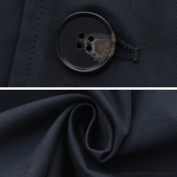 カーキ KHA:KI リムーバルカラーコート REMOVAL COLLAR COAT MIL24FJK3217 レディース トレンチ ファー ミドル丈 セミロング /返品・交換不可/SALE セール | kha:ki | 14