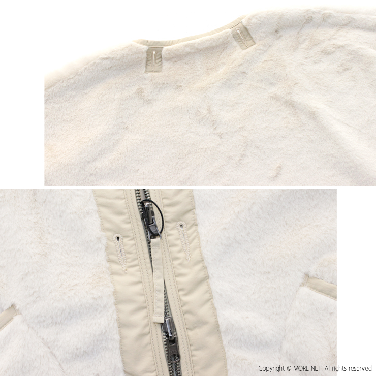 カーキ KHA:KI リバーシブルライナーワイドジャケット REV LINNER WIDE JACKET 24FJK3221 キルティング ファー パッチワーク /返品・交換不可/SALE セール | kha:ki | 10