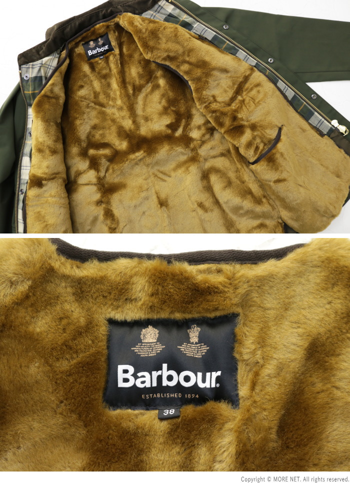 Barbour バブアー BARBOUR フロントジップファーライナー Barbour バブアー BARBOUR フロントジップファーライナー