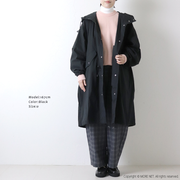 MANON（マノン） コットンナイロンフードコート MNN-CT-048 日本製