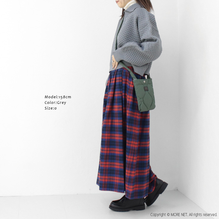 マノン MANON スキッパーケーブルニット/SKIPPER CABLE KNIT MNN-KT-033 トップス 無地 ショート丈 ワイド レディース /返品・交換不可/SALE セール | MANON | 06