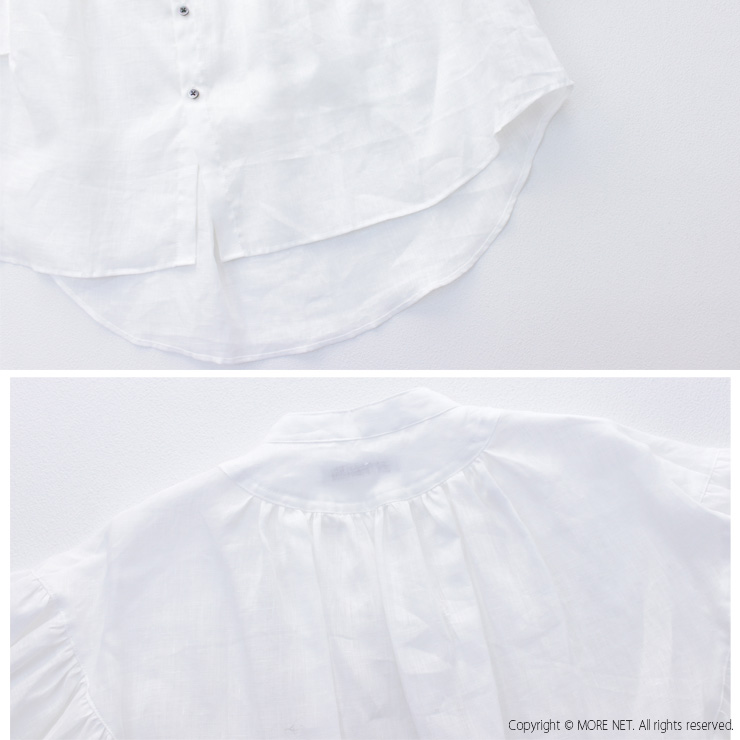 SALE セール/マノン MANON ファンスリーブリネンアミカルシャツ/FAN SLEEVE LINEN AMICAL SHT MNN-SH-290 ブラウス 無地  2025春夏 /返品・交換不可 楽天市場】[SALE セール] マノン MANON ファンスリーブリネン