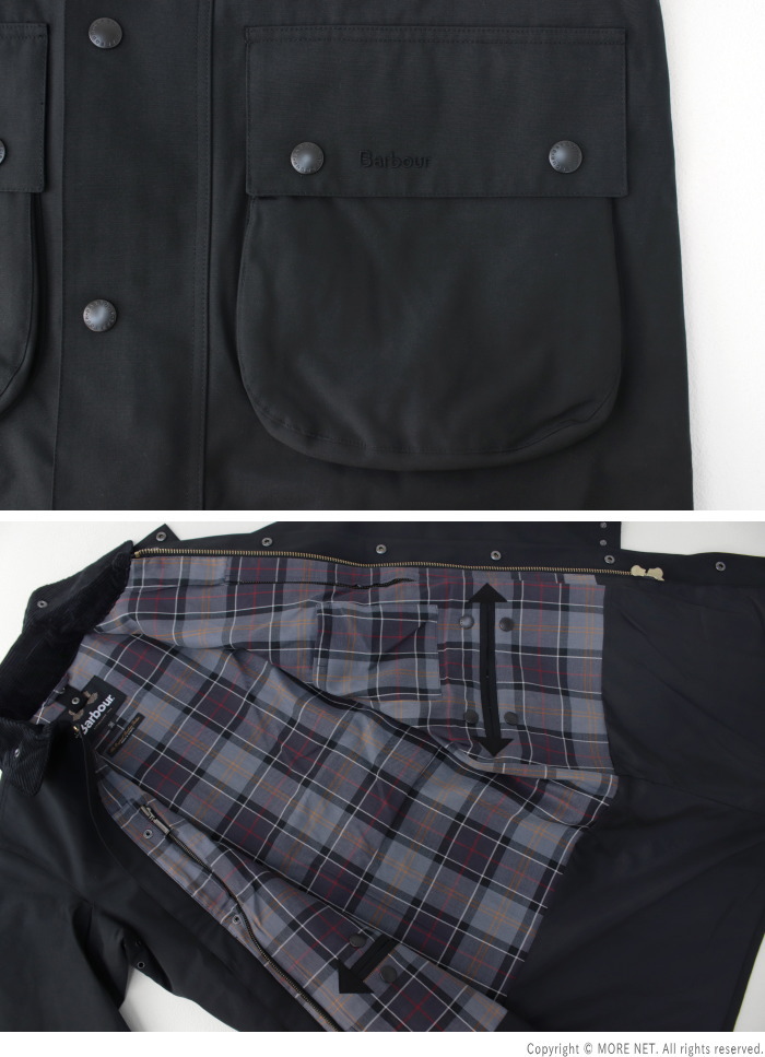 Barbour（バブアー） BARBOUR 2レイヤーコート BORDER(ボーダー