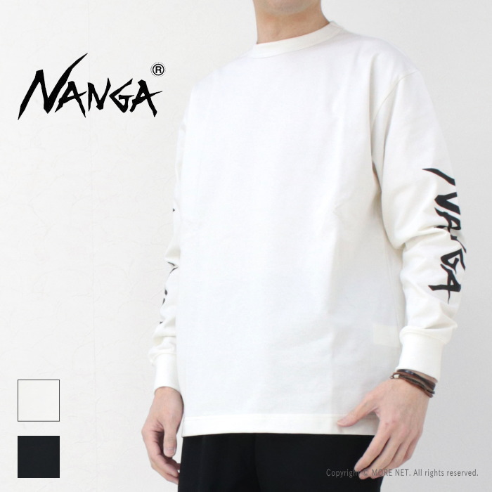ナンガ NANGA エコハイブリッド スリーブロゴTシャツ N2500-1L030A メンズ 長袖 2025春夏 | NANGA