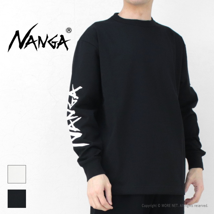 ナンガ NANGA エコハイブリッド スリーブロゴTシャツ N2500-1L030A メンズ 長袖 2025春夏 | NANGA | 02