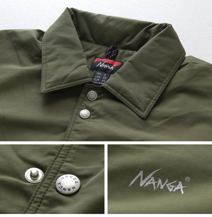NANGA（ナンガ） ウォームコーチジャケット N2530-1A006A メンズ 撥水