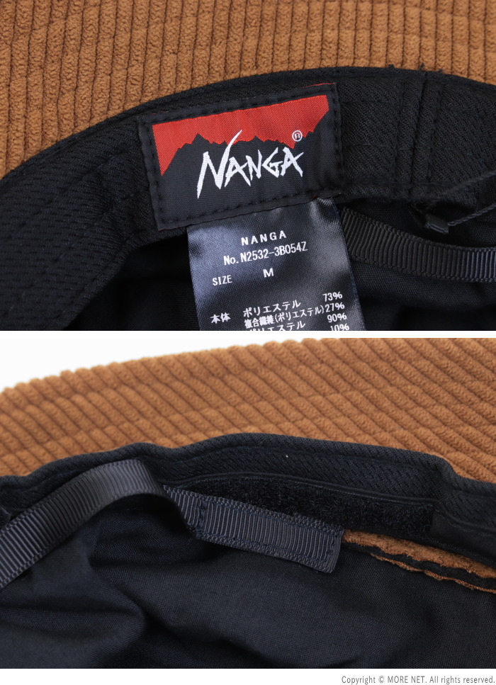 ナンガ NANGA コーデュロイ バケットハット N2532-3B054Z メンズ レディース SOLOTEXR | NANGA | 07