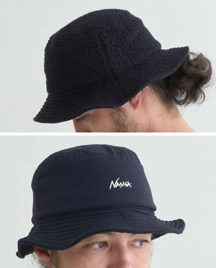 ナンガ NANGA リバーシブル フリースハット NA2443-3B403-B メンズ レディース ボア ナイロンタッサー/返品・交換不可/SALE セール | NANGA | 07