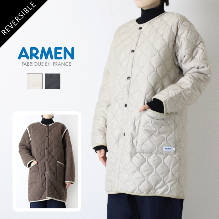 ARMEN（アーメン） ポリエステル×フリース リバーシブルオーバーサイズ