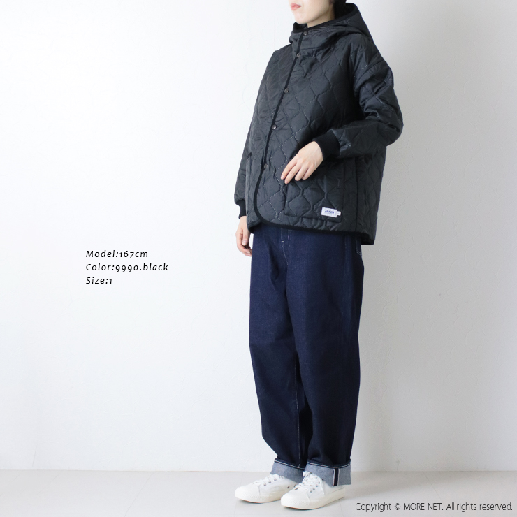 ARMEN（アーメン） ヒートキルトオーバーサイズフードジャケット