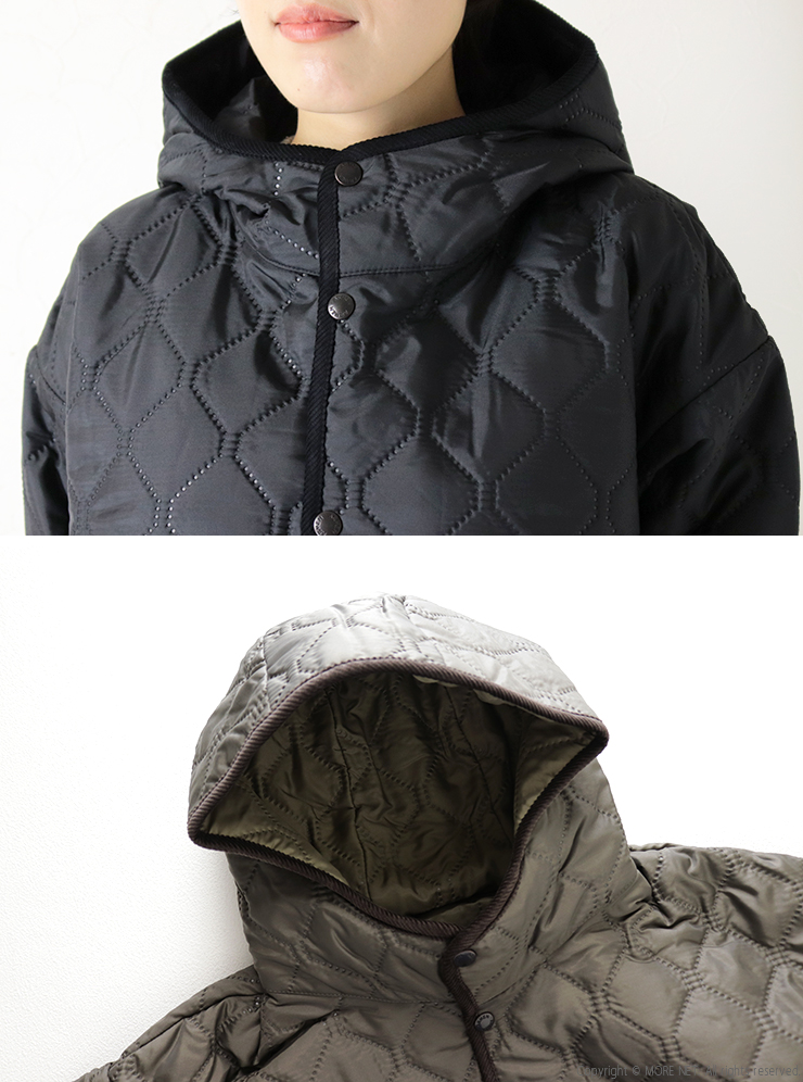 ARMEN（アーメン） ヒートキルトオーバーサイズフードジャケット