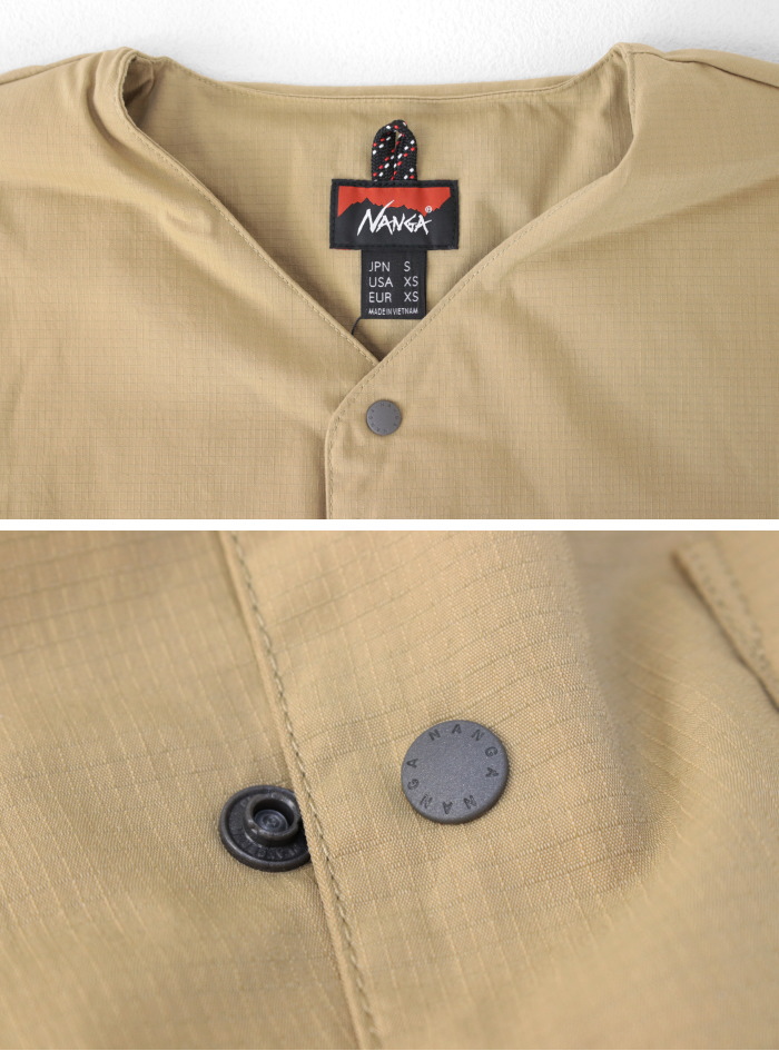 ナンガ NANGA ヒノックリップストップ インナーダウンカーディガン ND2441-1M300 メンズ ジャケット HINOC | NANGA | 05