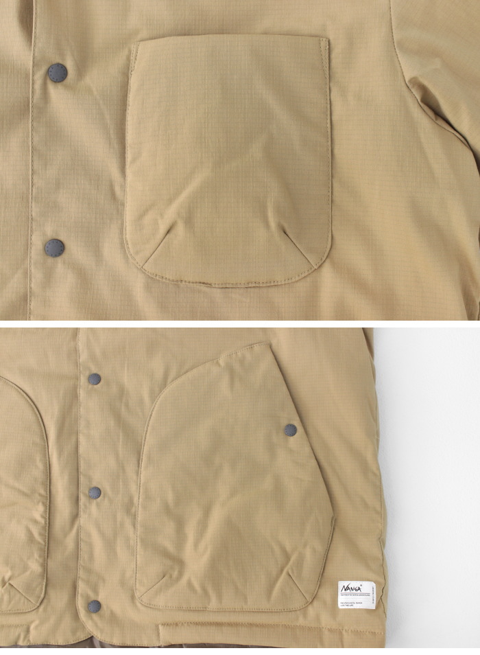 ナンガ NANGA ヒノックリップストップ インナーダウンカーディガン ND2441-1M300 メンズ ジャケット HINOC | NANGA | 06