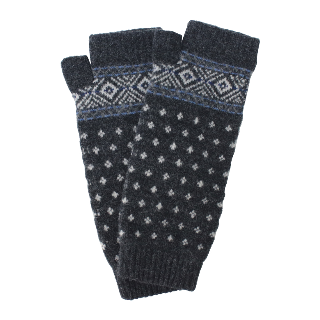 グレン ゴードン GLEN GORDON ラムウールスノージャガードミトン NGG2472 フィンガーレス 指なし 手袋 アームウォーマー ロング /返品・交換不可/SALE セール | GLEN GORDON | 02