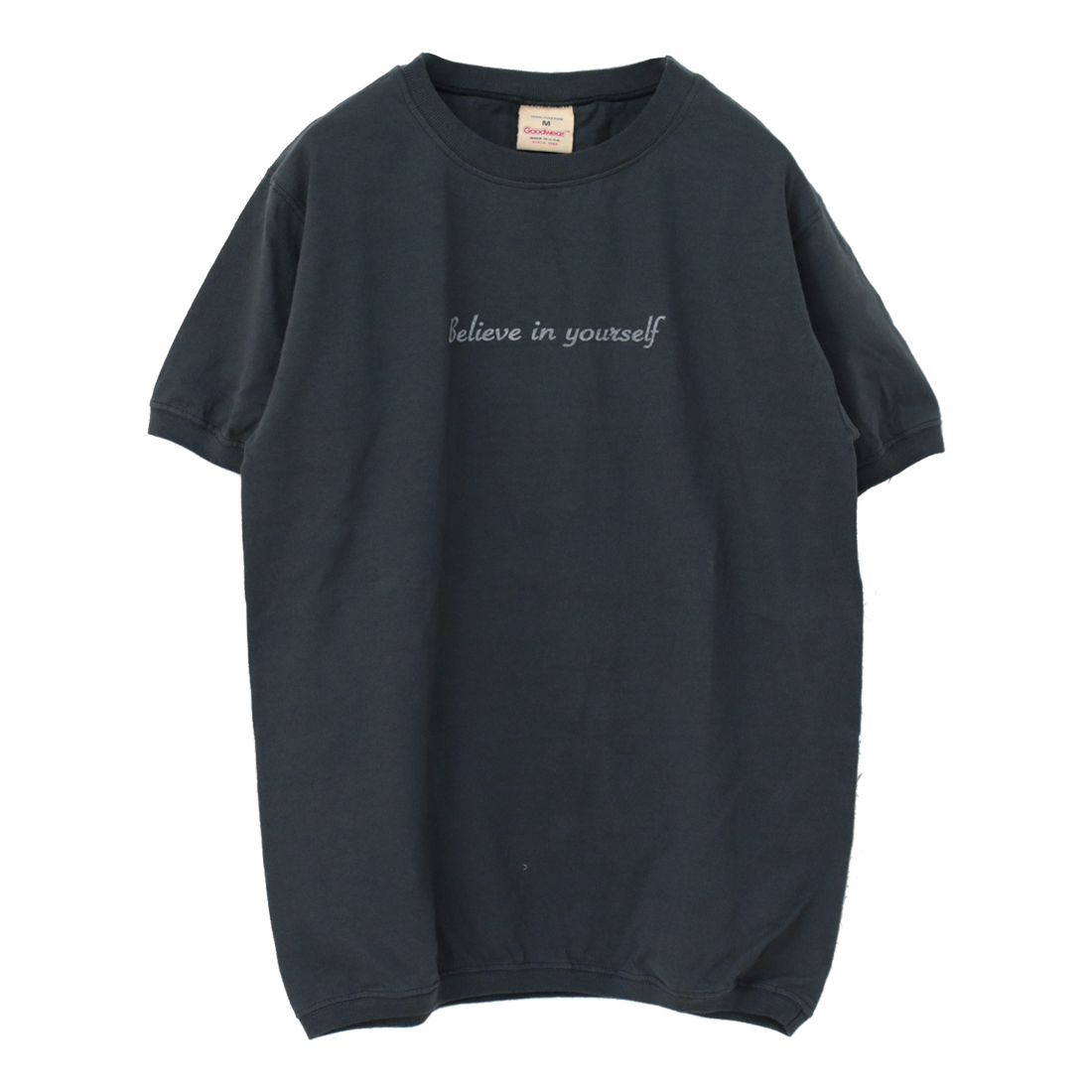 グッドウェア GOODWEAR 7.2ozコットンプリントクルーネックリブTシャツ "BELIEVE 24" NGT9801-2811 レディース アメリカ製  /返品・交換不可/SALE セール | Goodwear | 03
