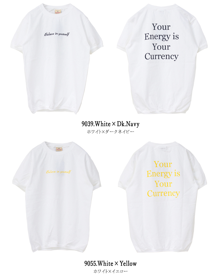 グッドウェア GOODWEAR 7.2ozコットンプリントクルーネックリブTシャツ "BELIEVE 24" NGT9801-2811 レディース アメリカ製  /返品・交換不可/SALE セール | Goodwear | 04