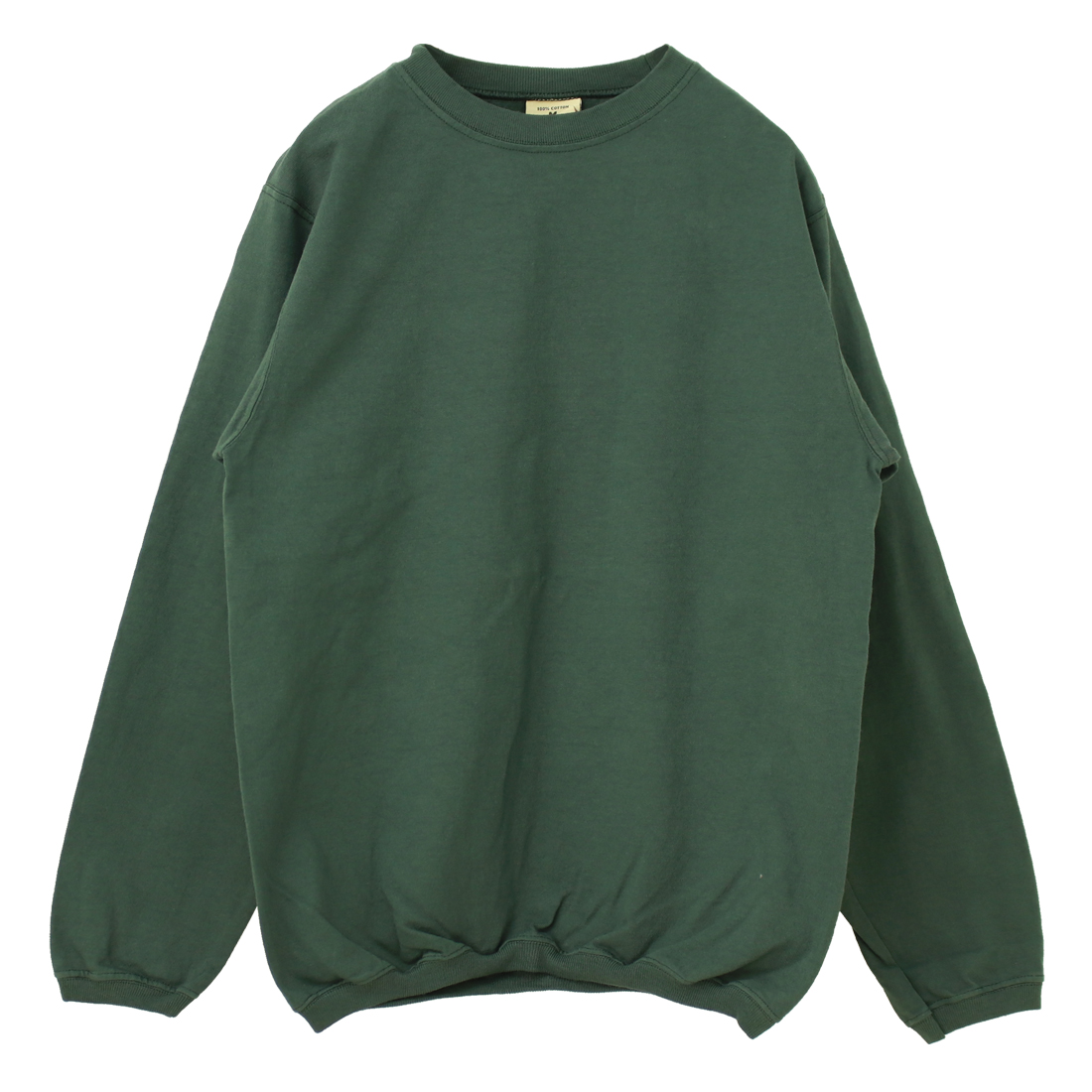 Goodwear（グッドウェア） コットンクルーネック長袖リブTシャツ