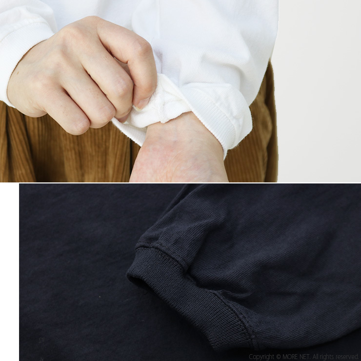 グッドウェア GOODWEAR コットンクルーネック長袖リブTシャツ NGW9951 正規代理店商品 USAコットン アメリカ製 レディース | Goodwear | 12