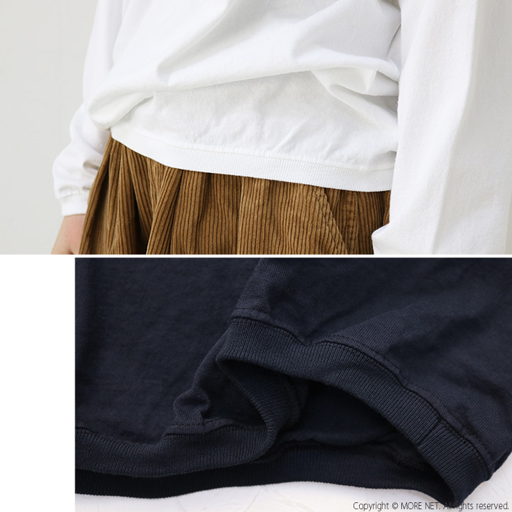 グッドウェア GOODWEAR コットンクルーネック長袖リブTシャツ NGW9951 正規代理店商品 USAコットン アメリカ製 レディース | Goodwear | 13