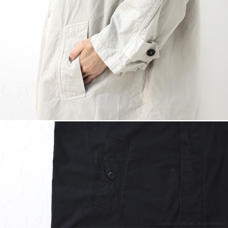 ハロータウンストアーズ  HARROW TOWN STORES/HTS オーバーダイコットンフーデッドショートコート NHT2311TC  アウター レディース | HARROW TOWN STORES | 09