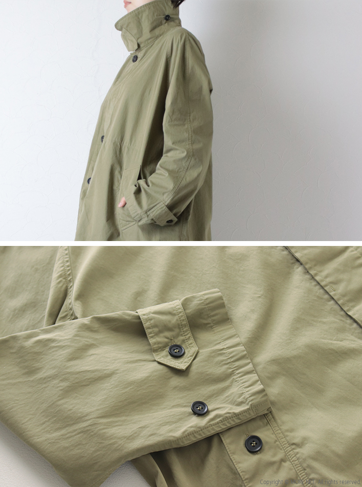 ハロータウンストアーズ  HARROW TOWN STORES/HTS ピーチスキンコットンバルマカーンショートコート NHT2352HB ライトアウター 羽織 レディース メンズ HARROW TOWN STORES ハロータウンストアーズ HARROW TOWN STORES/HTS