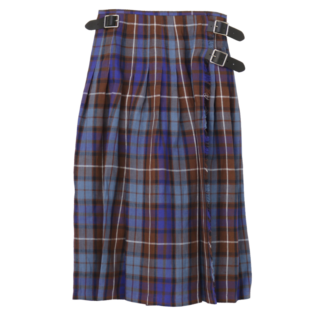 オニール オブ ダブリン ONEIL OF DUBLIN ローウエストプリーツラップスカート(80cm丈) NOD0901 リネン ベルト レディース 2023春夏 裾直し対象外 リネン ベルト レディース 水色