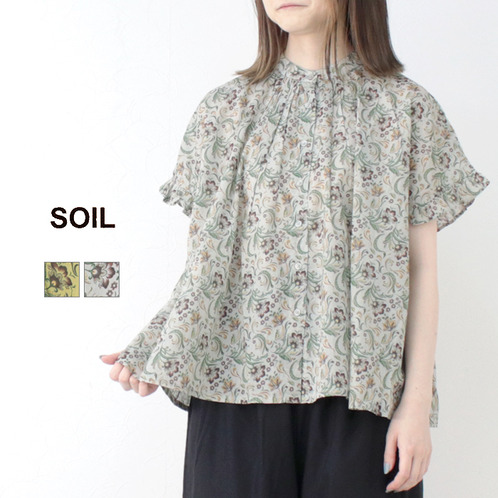 楽天市場】SOIL ソイル コットン ボイル ペイズリー フラワー