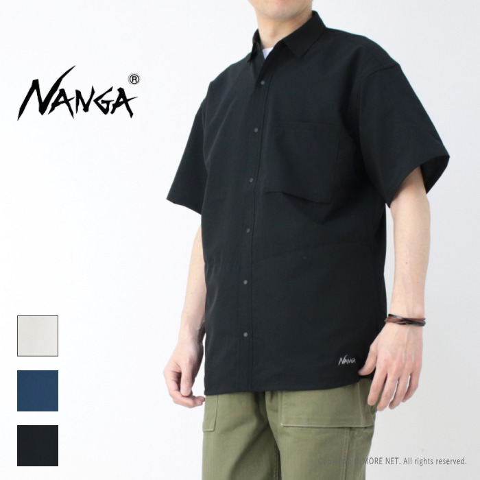 ナンガ NANGA ドットエア コンフィー半袖シャツ NW2411-1E900 メンズ DotAir 2025春夏 | NANGA | 03
