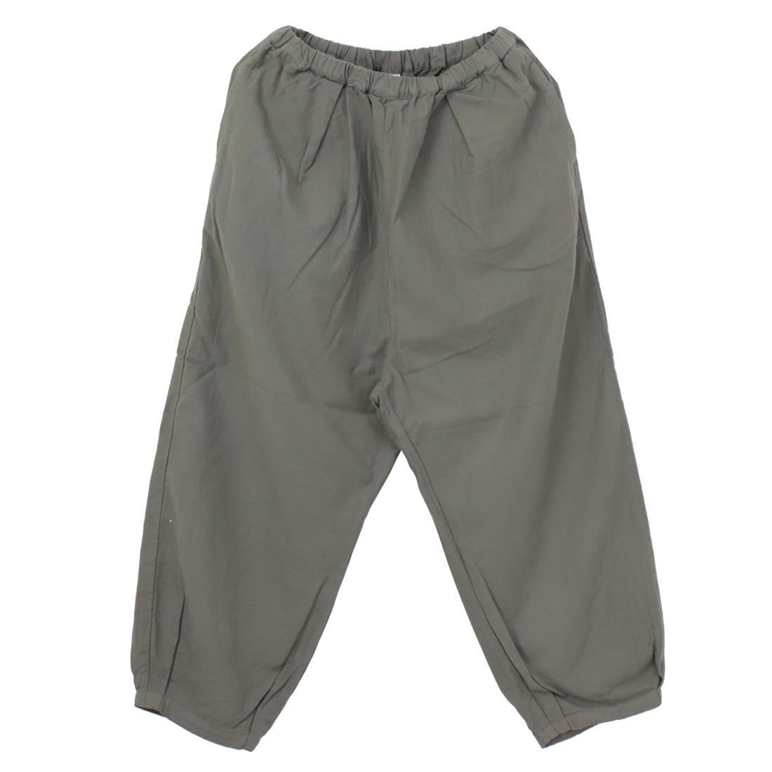 prit（プリット） prit 40/1ネルモールスキン裾タックバギーパンツ