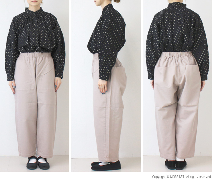 prit（プリット） prit 30/1三本引き揃えドビーツイル両面起毛コクーン